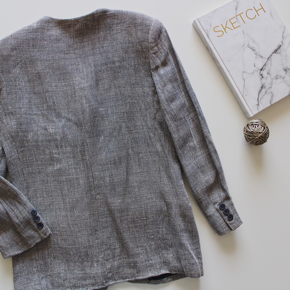 Gray Blazer Jacket - image 2